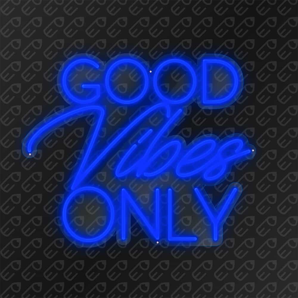 Good vibes Only Bleu